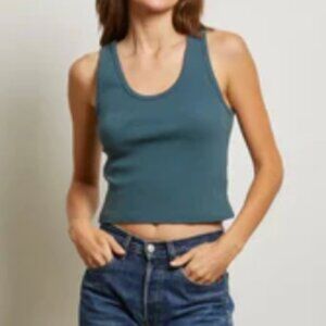 Perfectwhitetee Ribbed Blondie Tank (XS)